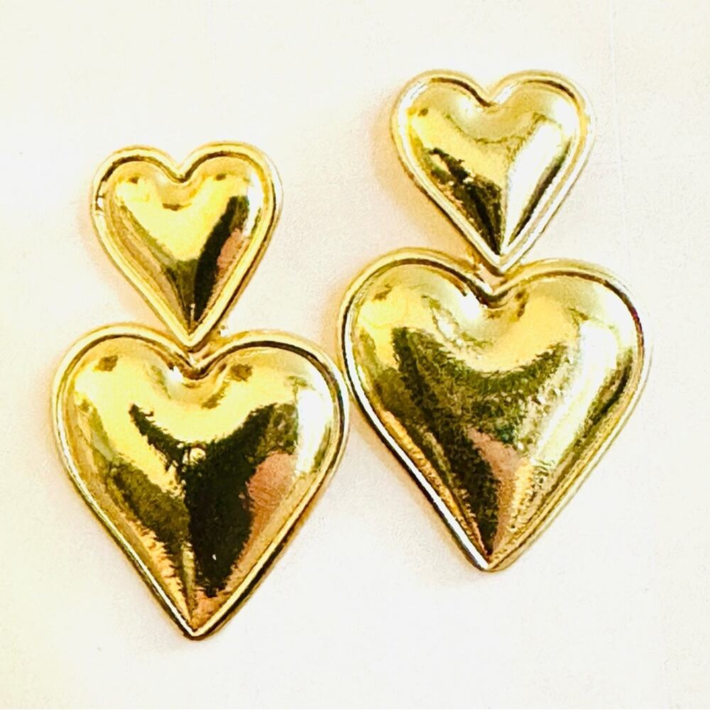Heart Drop Earrings